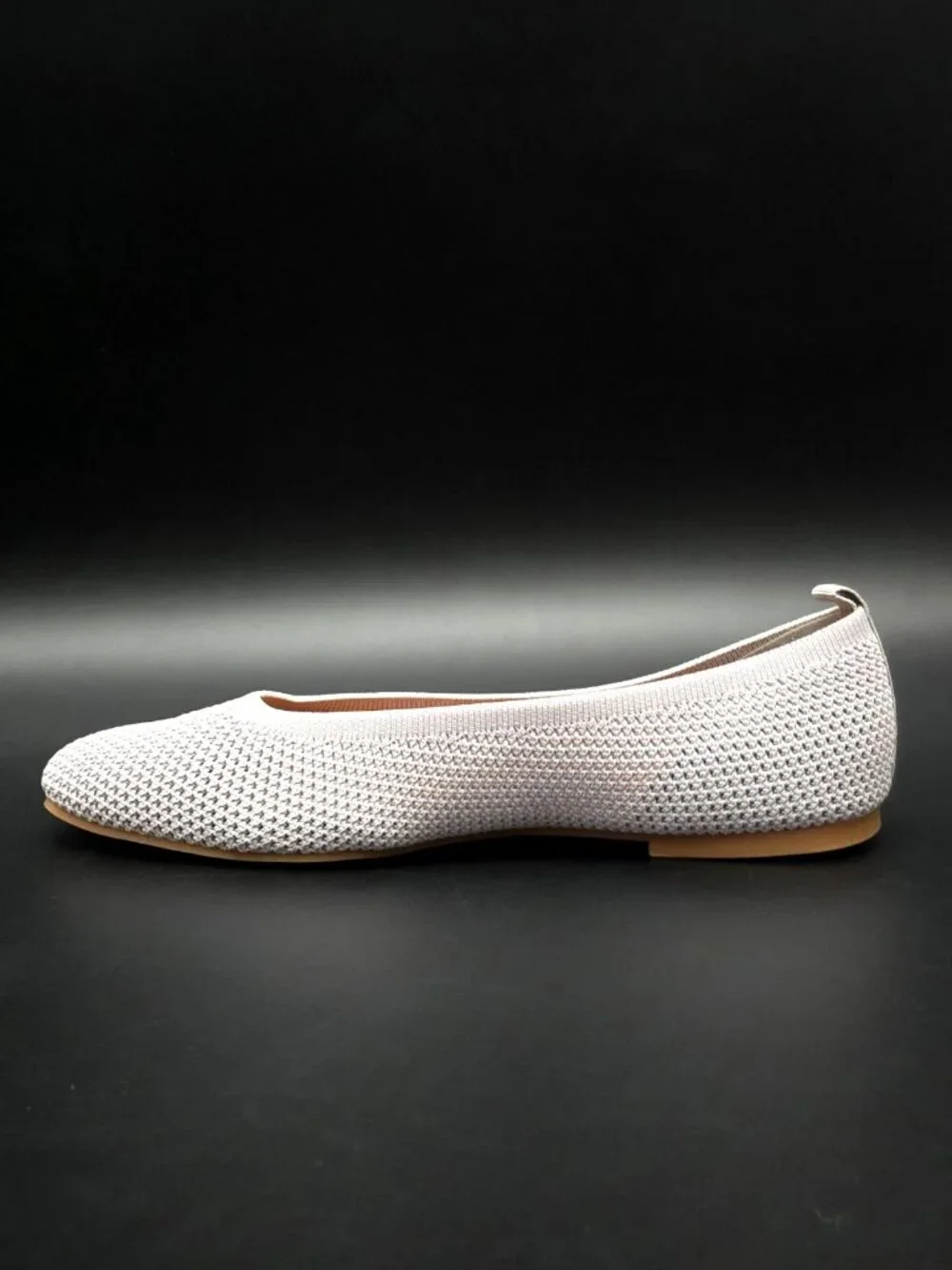 Lucky Brand Daneric Gray Slip on Ballet Flats Casual Knit Shoes Women's 8.5M